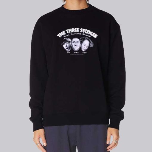 The Three Stooges Vintage Movie Hoodie