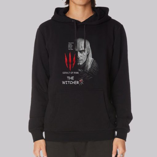 The Witcher Geralt of Rivia White Hoodie