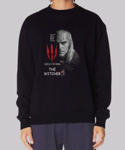 The Witcher Geralt of Rivia White Hoodie