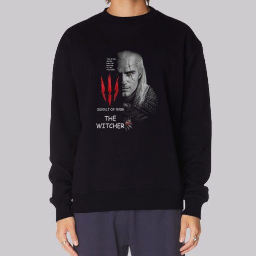 The Witcher Geralt of Rivia White Hoodie