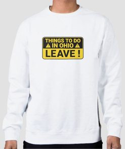 Things to Do in Ohio Leave Hoodie