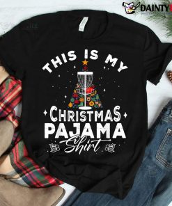This Is My Christmas Pajama Disc Golf Player Stupid Tree Shirt