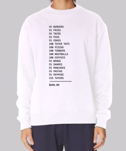 Tim Robinson 55 BURGERS 55 Fries Hoodie