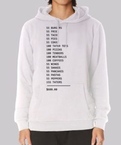 Tim Robinson 55 BURGERS 55 Fries Hoodie 3 Tim Robinson 55 BURGERS 55 Fries Hoodie 4