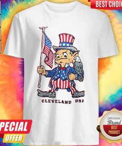Top Independence Day Flag Eagles Cleveland USA Shirt