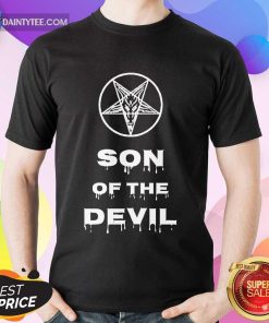 Top Inverted Pentagram Son Of The Devil Shirt