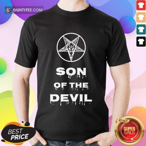 Top Inverted Pentagram Son Of The Devil Shirt