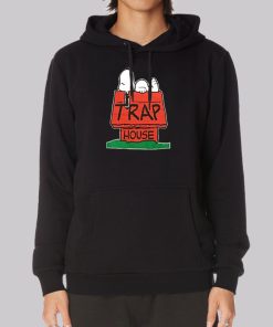 Trap House Logo Snoopy Parody Hoodie Trap House Logo Snoopy Parody Hoodie