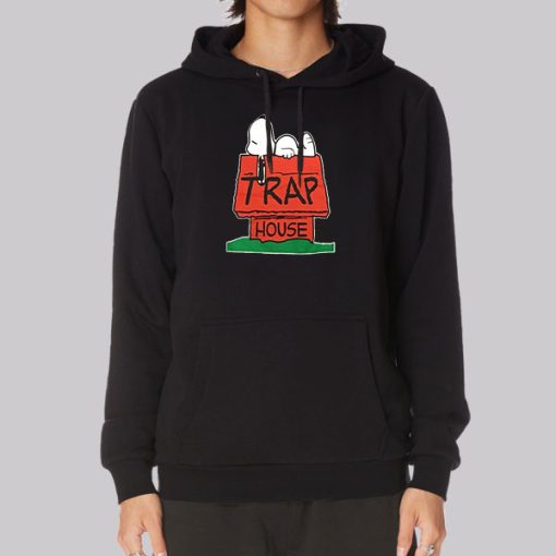 Trap House Logo Snoopy Parody Hoodie