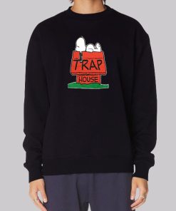 Trap House Logo Snoopy Parody Hoodie