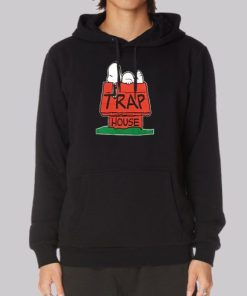 Trap House Logo Snoopy Parody Hoodie 4