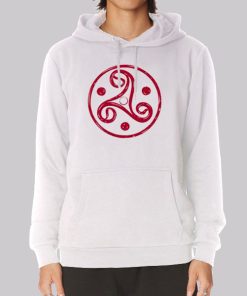 Triskelion Bdsm Red Triskele Hoodie Triskelion Bdsm Red Triskele Hoodie