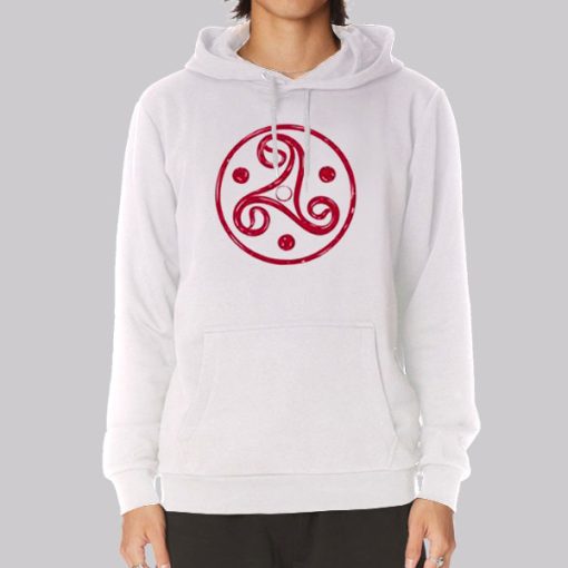 Triskelion Bdsm Red Triskele Hoodie