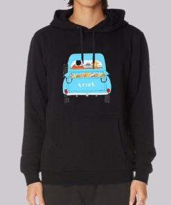 Trout and Coffee Merch Hoodie 4