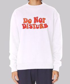 Typography Do Not Disturb Hoodie