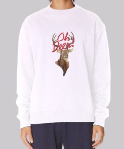 Ugly Christmas Oh Deer Hoodie