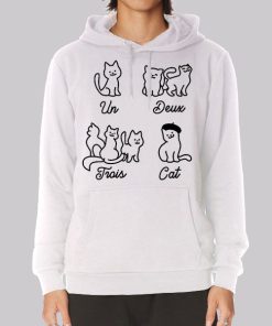 Un Deux Trois Cat Meowhiskers Hoodie Un Deux Trois Cat Meowhiskers Hoodie