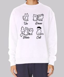 Un Deux Trois Cat Meowhiskers Hoodie