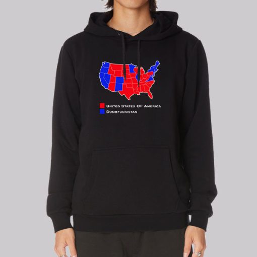 United States 2016 Election Map Hoodie