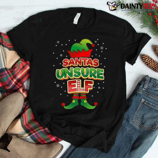 Unsure Elf Christmas Matching Costumes X-mas Shirt