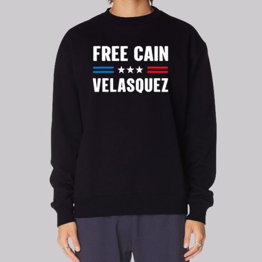 Us Flag Free Cain Velasquez Hoodie