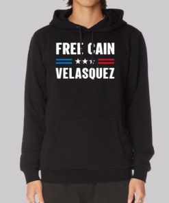 Us Flag Free Cain Velasquez Hoodie 4