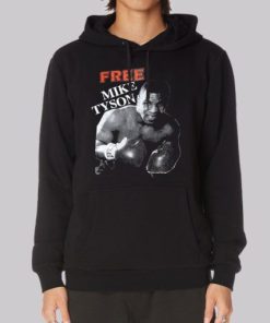 Vintage 1995s Free Mike Tyson Hoodie 4