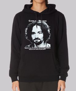 Vintage 2000s Quotes Charles Manson Hoodie