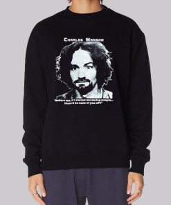 Vintage 2000s Quotes Charles Manson Hoodie