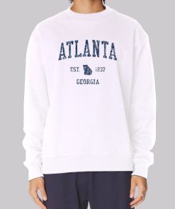 Vintage 80s Georgia Atlanta Hoodie