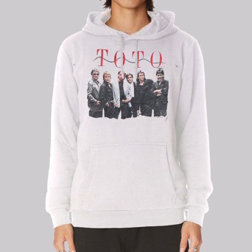 Vintage 80s Raglan Band Toto Hoodie