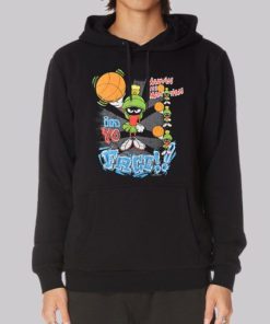Vintage 90s Basketball Marvin the Martian Hoodie 3 Vintage 90s Basketball Marvin the Martian Hoodie 4