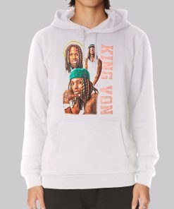 Vintage 90s Bootleg King Von Hoodie Vintage 90s Bootleg King Von Hoodie