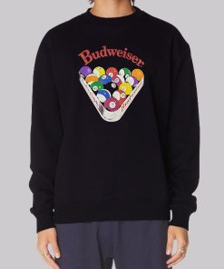 Vintage 90s Budweiser Pool Ball Hoodie