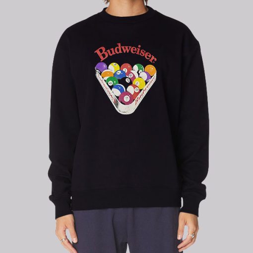 Vintage 90s Budweiser Pool Ball Hoodie