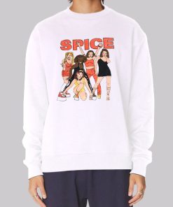 Vintage 90s Cartoon Spice Girls Hoodie