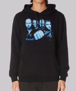 Vintage 90s Fual Retro Band Hoodie