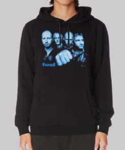 Vintage 90s Fual Retro Band Hoodie 4