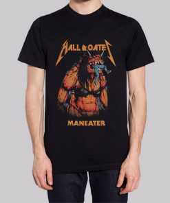 Vintage 90s Metal Beast Hall and Oates Maneater Hoodie 2 Vintage 90s Metal Beast Hall and Oates Maneater Hoodie 3