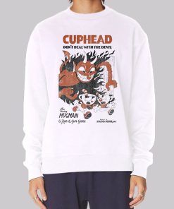Vintage 90s Mugman Cuphead Hoodie