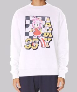 Vintage 90s Pink Sonic Hedgehog Hoodie