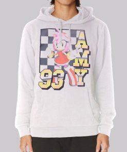 Vintage 90s Pink Sonic Hedgehog Hoodie 3 Vintage 90s Pink Sonic Hedgehog Hoodie 4