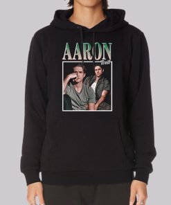 Vintage Actor Aaron Tveit Merch Hoodie