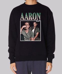 Vintage Actor Aaron Tveit Merch Hoodie