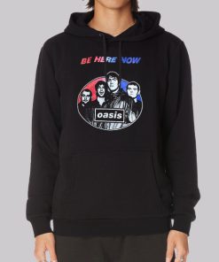 Vintage Album Be Here Now Oasis Hoodie