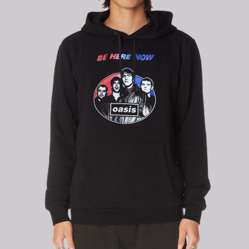 Vintage Album Be Here Now Oasis Hoodie