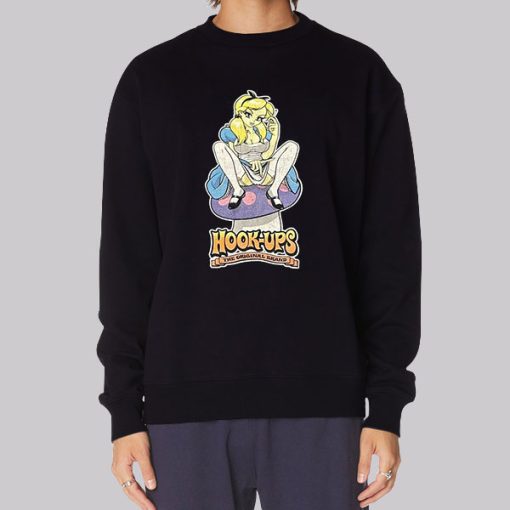 Vintage Alice in Wonderland Hookups Hoodie