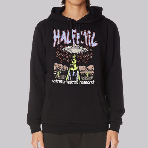 Vintage Alien Half Evil Hoodie