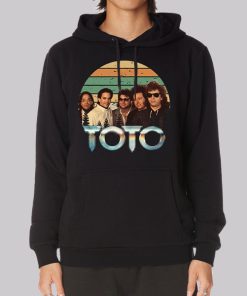 Vintage American Toto 80s Rock Hoodie