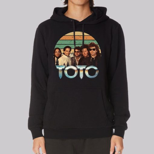 Vintage American Toto 80s Rock Hoodie